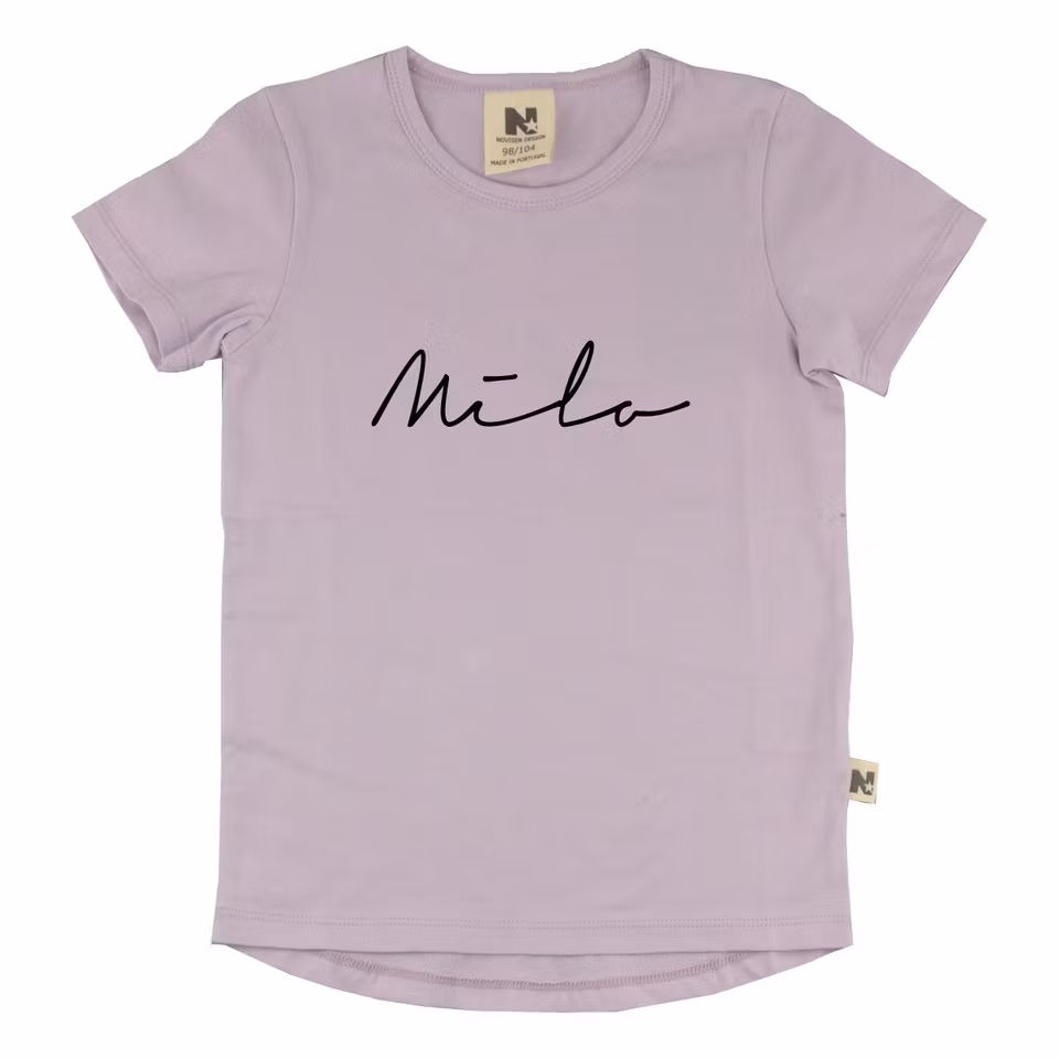 T-shirt - Signatur (Lila)