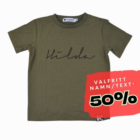 T-shirt - Signatur (militärgrön)