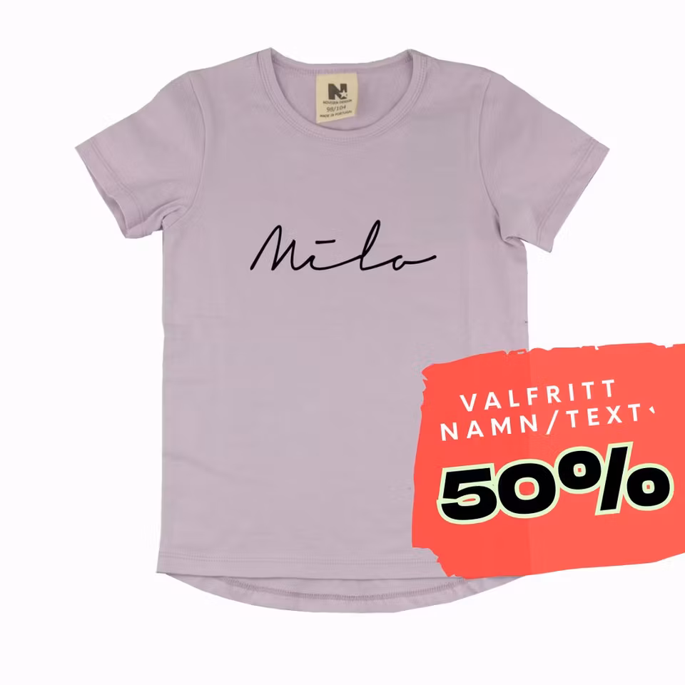 T-shirt - Signatur (Lila)