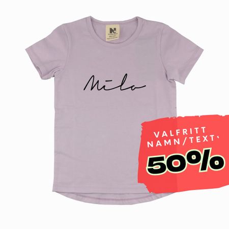 T-shirt - Signatur (Lila)