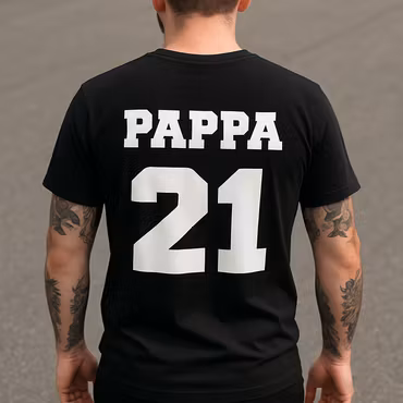 T-shirt - Namn & Årtal (vuxen)