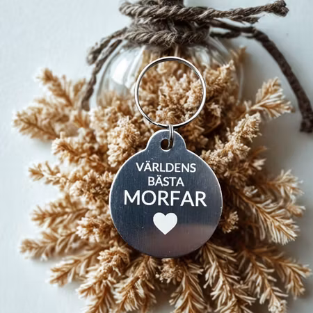 Nyckelring - Världens bästa (cirkel)