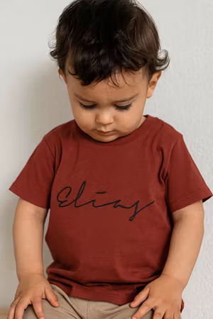T-shirt - Signatur (merlot)