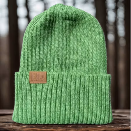 Novisen Design - Stickad mössa - Grön