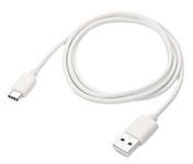 USB till USB-C Kabel – 1 Meter – Vit