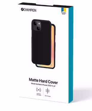 Champion iPhone 13 Mini Matt Skal - Svart