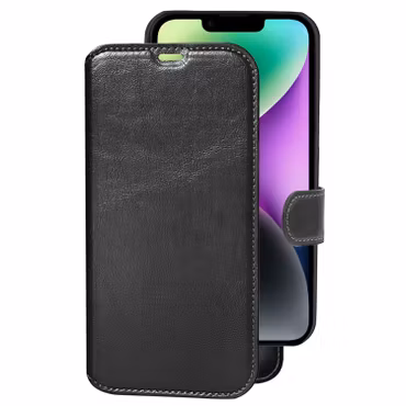 Champion 2-in-1 Slim Plånboksfodral 2-i-1 för iPhone 15 Plus/ 14 Plus - Svart