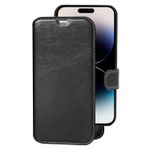 Champion 2-in-1 Slim Plånboksfodral 2-i-1 för iPhone 15 Pro/ 14 Pro - Svart