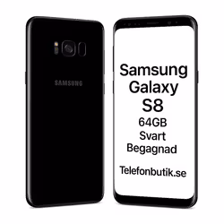 Samsung Galaxy S8 64GB Svart Begagnad