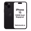 iPhone 15 128GB Svart Begagnad