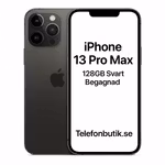 iPhone 13 Pro Max 128GB Svart Begagnad