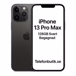 iPhone 13 Pro Max 128GB Svart Begagnad