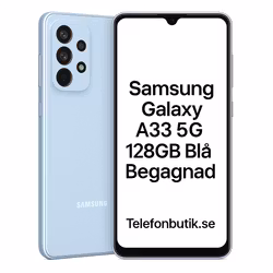Samsung Galaxy A33 5G 128GB Blå Begagnad