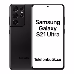 Samsung Galaxy S21 Ultra 128GB Svart Begagnad