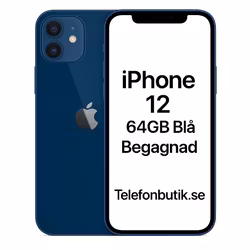 Apple iPhone 12 64GB Blå Begagnad