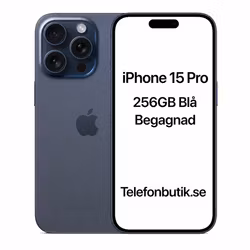 iPhone 15 Pro 256GB Blå Begagnad