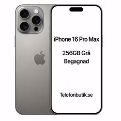 Apple iPhone 16 Pro Max 256GB Grå Begagnad