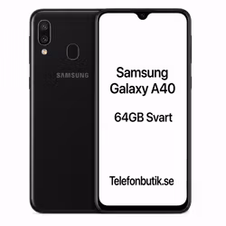 Samsung Galaxy A40 64GB Svart