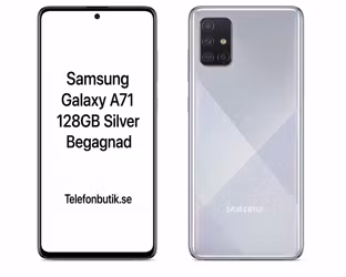 Samsung Galaxy A71 128GB Silver Begagnad