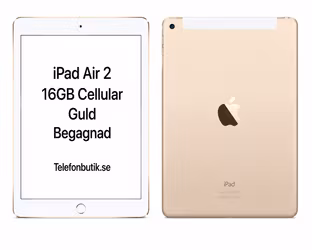 Apple iPad Air 2 16GB Cellular Guld Begagnad