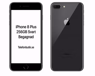 Apple iPhone 8 Plus 256GB Svart Begagnad