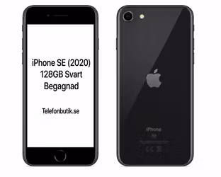 Apple iPhone SE (2020) 128GB Svart Begagnad