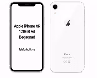 Apple iPhone XR 128GB Vit Begagnad