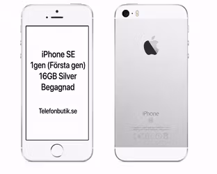 Apple iPhone SE (1:a generationen) 16GB Silver Begagnad