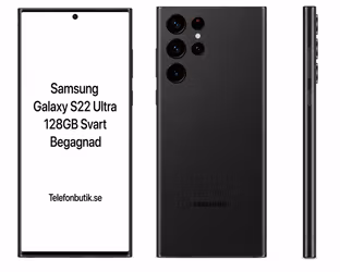 Samsung Galaxy S22 Ultra 128GB Svart Begagnad
