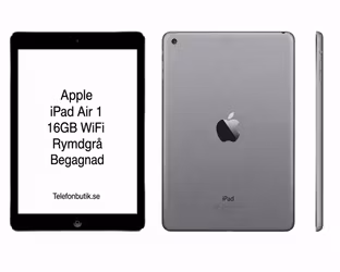 Apple iPad Air 1 16GB WiFi Rymdgrå Begagnad