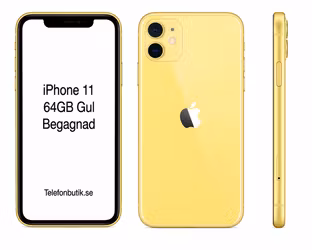Apple iPhone 11 64GB Gul Begagnad