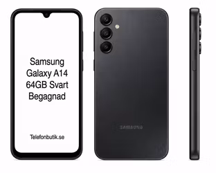 Samsung Galaxy A14 64GB Svart Begagnad