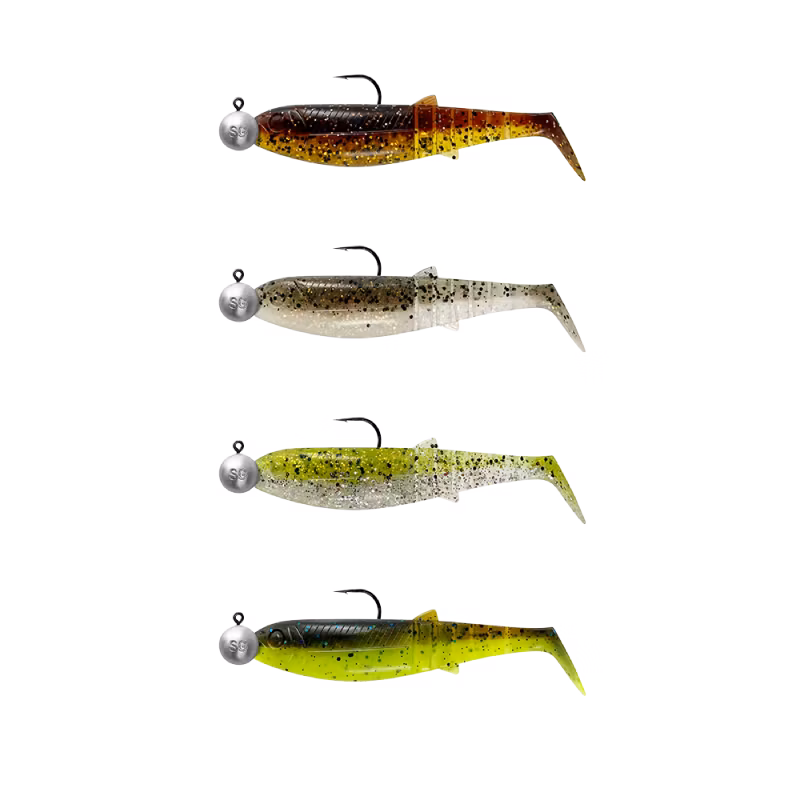 Savage Gear Cannibal Shad 6.8cm 3g Riggad, 4-pack