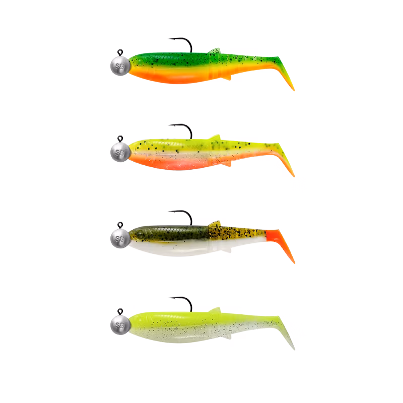 Savage Gear Cannibal Shad 12.5cm 20g Riggad, 4-pack