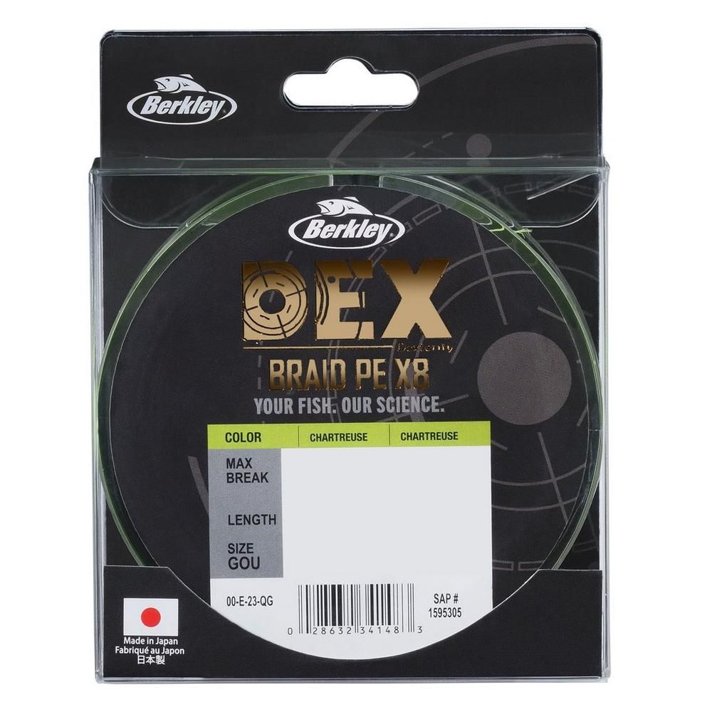 Berkley DEX x8 Chartreuse - 150m