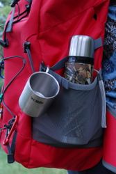 Briv Stålmugg med karbinhake - 220ml