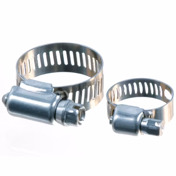 Slangklämma AISI 304 bredd 8mm