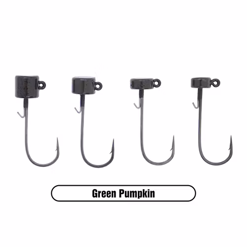 XZONE Ned Rig Head Green Pumpkin - 5-pack