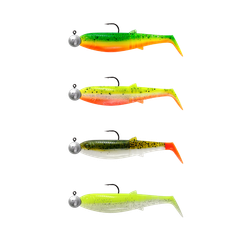 Savage Gear Cannibal Shad 8cm 5g Riggad, 4-pack