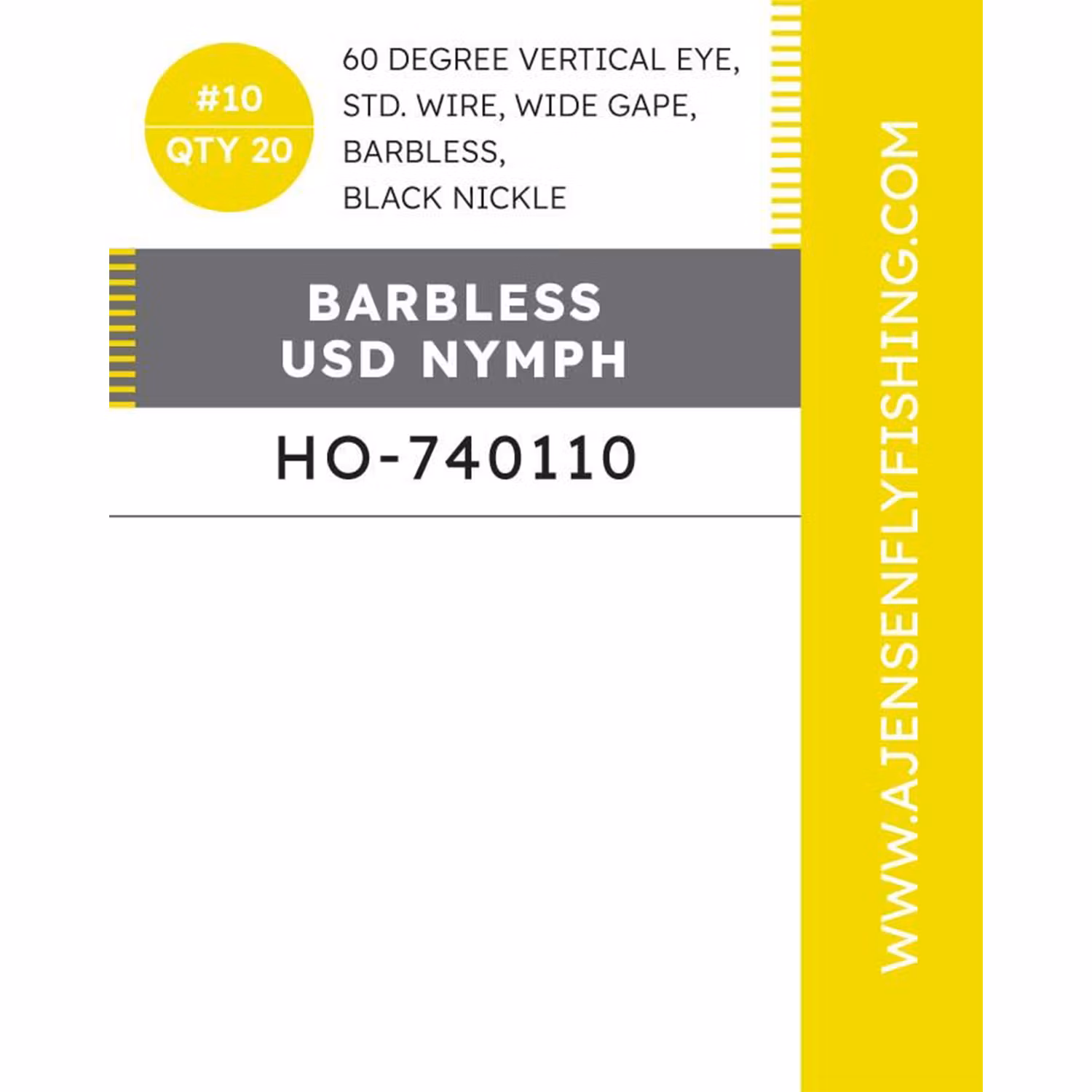 A. Jensen Barbless USD Nymph Enkelkrok