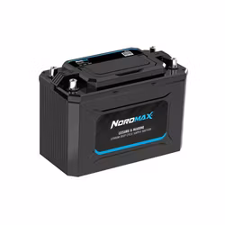 Nordmax Litiumbatteri DC 12V 125Ah 1600Wh Bluetooth
