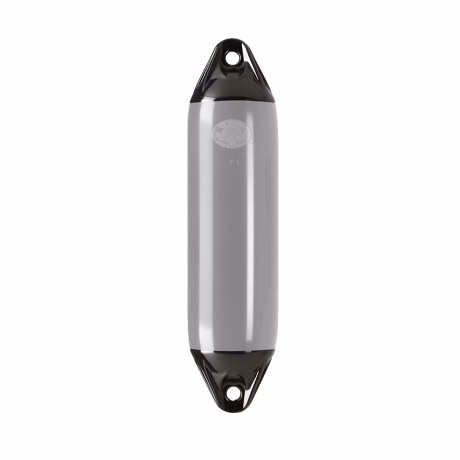 Polyform F01M fender 465x130mm grå/svart