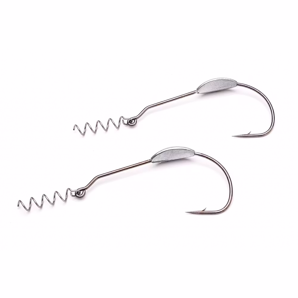 Svartzonker Offset Hook Zink - 2-pack
