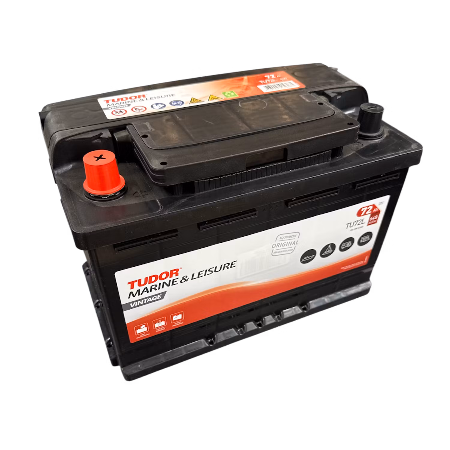 Tudor/Exide Fritids-/Startbatteri 72ah