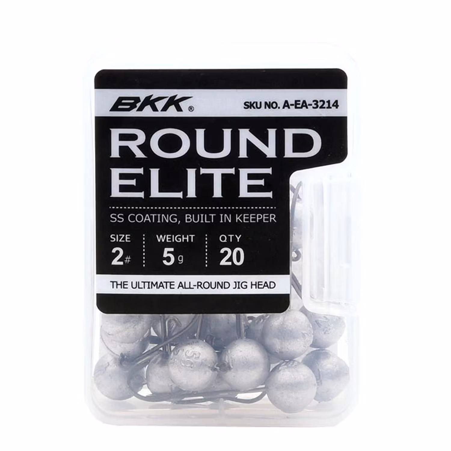 BKK Round Elite-Classic Bait Keeper Jiggskalle 20-pack