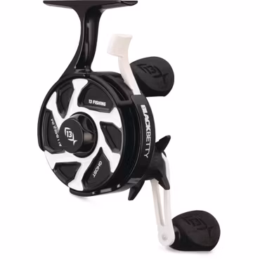 13 Fishing FreeFall Ghost Aluminum spool Ice Reel-2.5-LH, 3+1