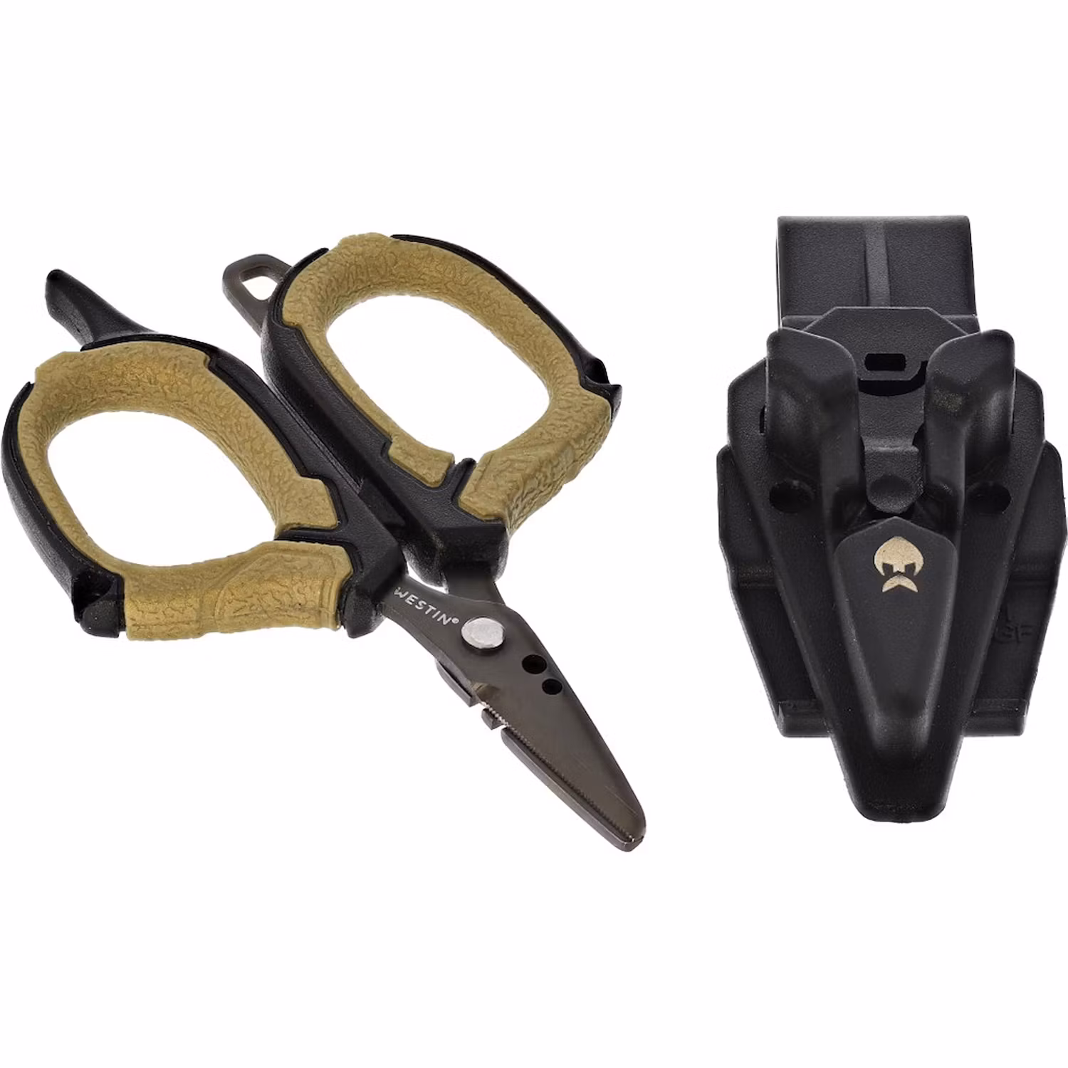 Westin Braid Scissor incl. Sheath 8.9cm Black Sand