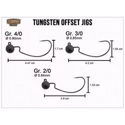 CAMO Tungsten Offset Jig