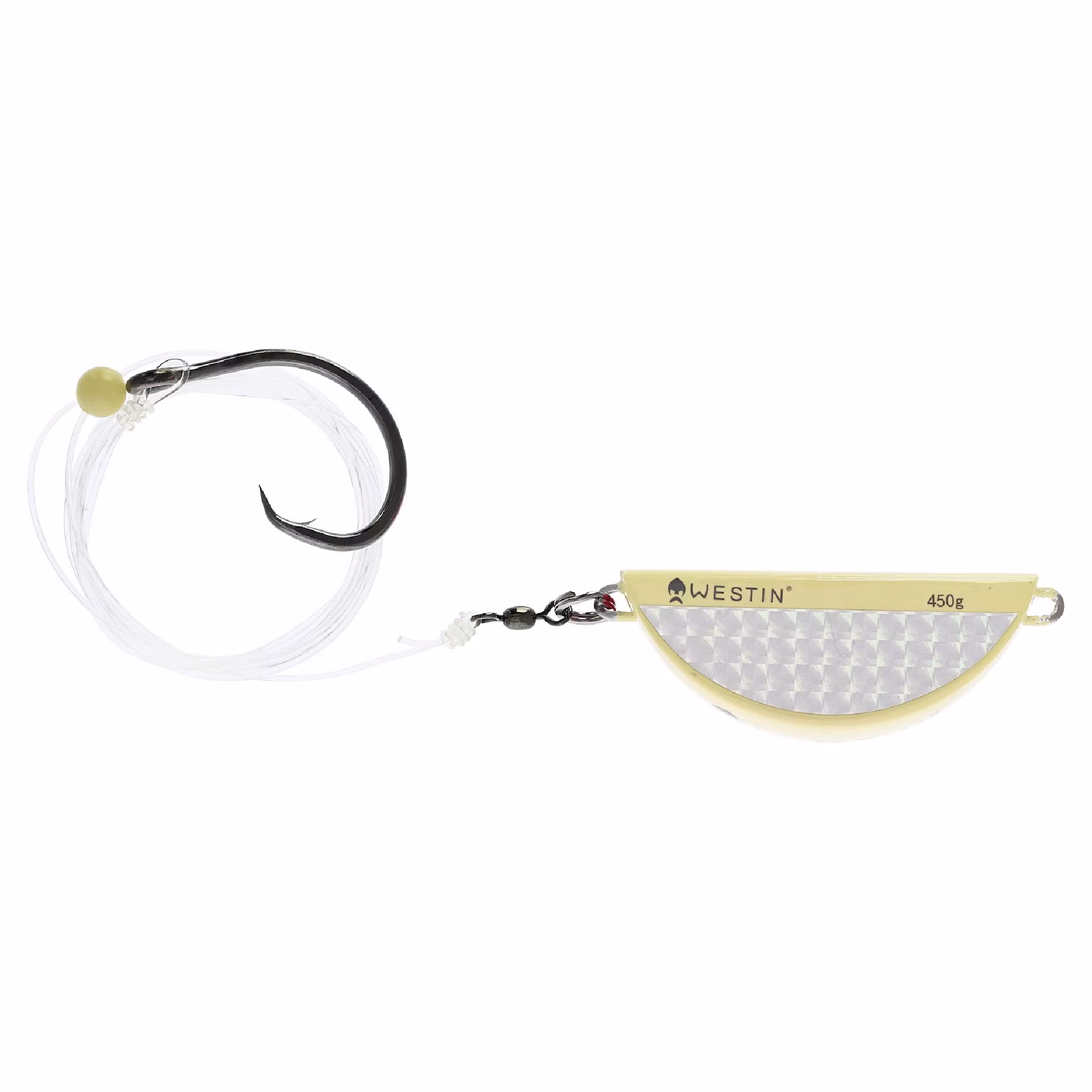 Halibut Anti Twist Rig Circle Hook - 350g Glow
