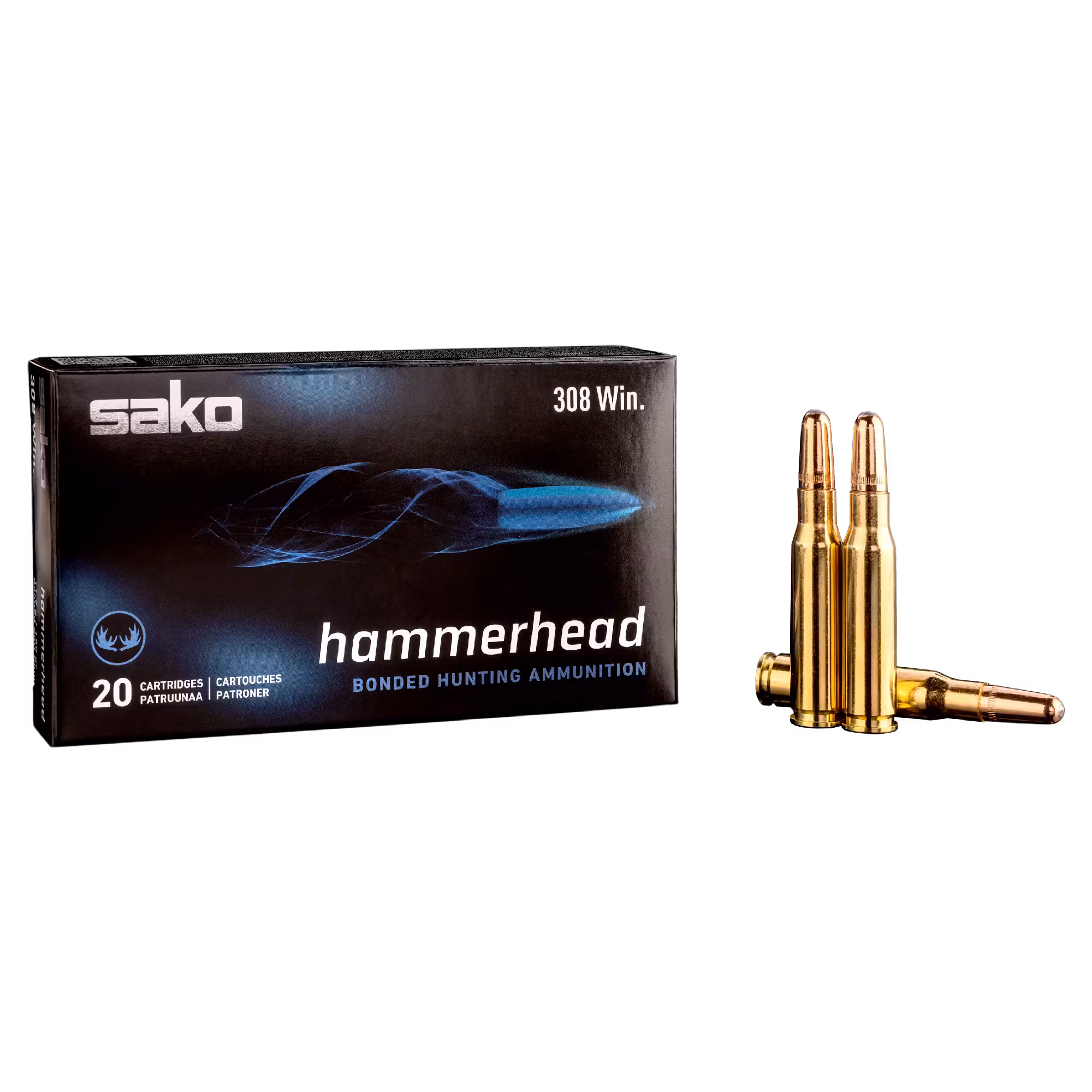 SAKO PATRON .308 WIN HAMMERHEAD 11.7G 180GR - 20st
